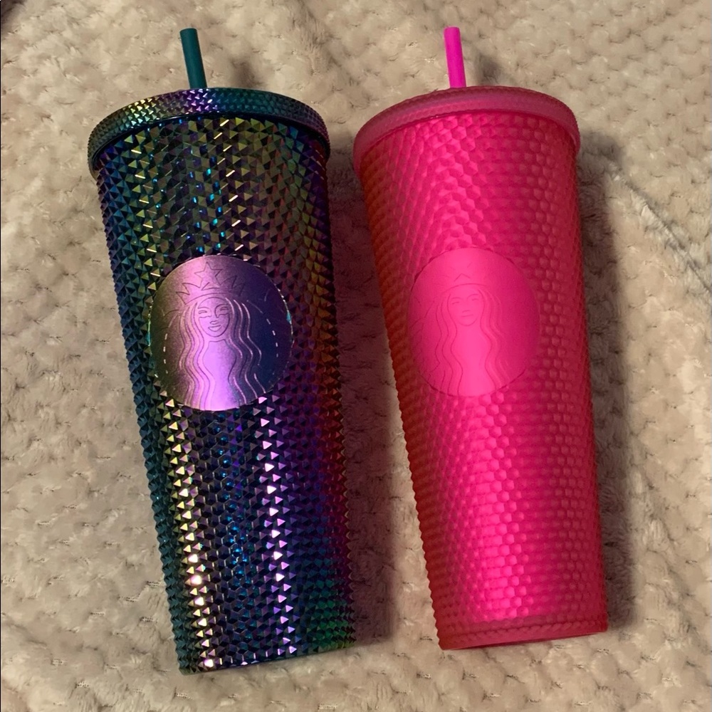 Starbucks studded cups